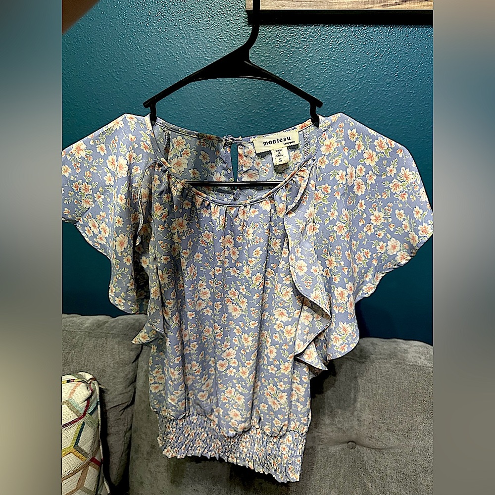 Flowered blouse